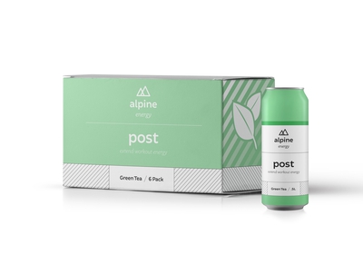 Alpine Energy Drink Green Tea Post 0.5L PET