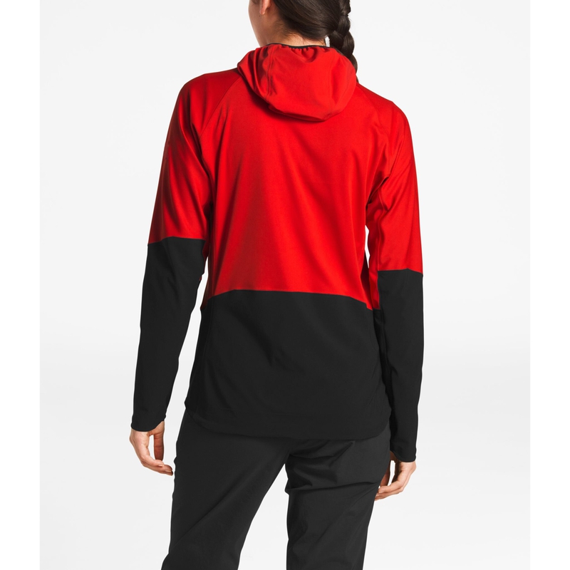 Women's Rainier L4 Windproof Soft Shell Hoodie image number null