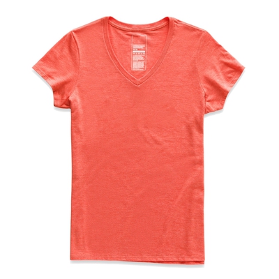 Women's Short-sleeve Half Dome V-neck Tri-blend Tee