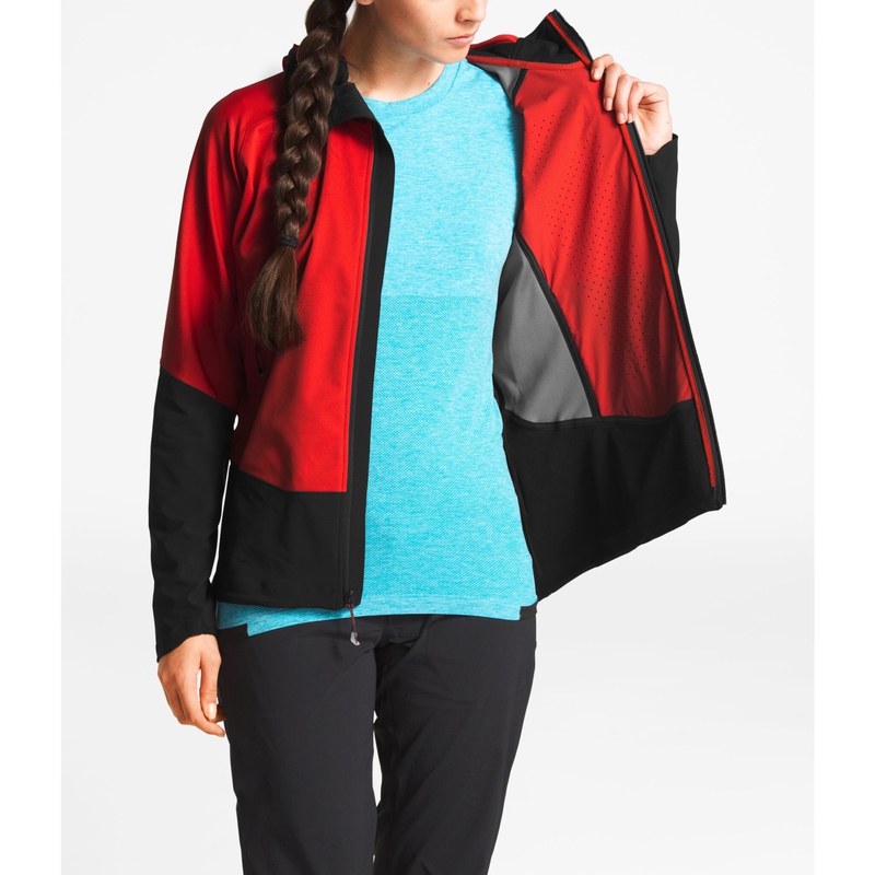 Women's Rainier L4 Windproof Soft Shell Hoodie image number null