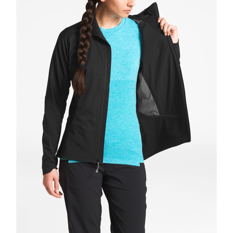 Women's Rainier L4 Windproof Soft Shell Hoodie image number null