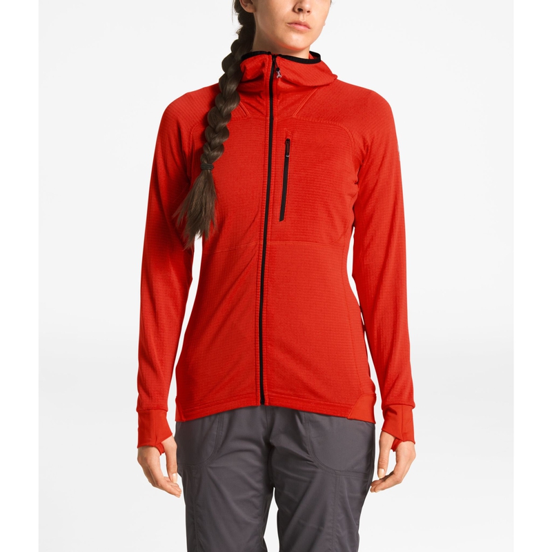 Women's Rainier Integrum Grid Fleece Hoodie image number null